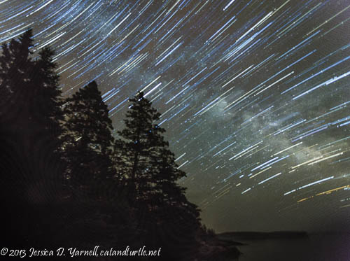 Star Trails Over Maine